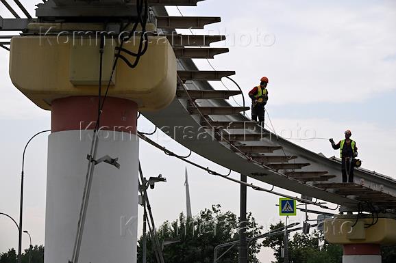 Dismantling of the Moscow Monorail