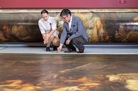 Пресс-мероприятие, посвященное началу комплексной научной реставрации двух шедевров кисти живописца Григория Угрюмова, в Государственном Русском музее