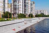 Genre photos. Heat in St. Petersburg