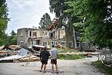 Consequences of a gas explosion in a two-story residential building in the village of Krasny Yar in the Novosibirsk region