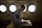 Genre photos. The work of the Krasnoyarsk Regional Forest Fire Center. Aerial patrol of forests along the route (aviamonitoring) of the Mansky and Sayansky districts of the Krasnoyarsk Territory on AN-2 aircraft by specialists of the Krasnoyarsk Regional Forest Fire Center