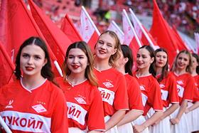 Мир Российская Премьер-лига (РПЛ) 2025/2026. 2-й тур. Матч между командами 'Спартак М' (Москва) - 'Балтика' (Калининград) на стадионе 'Лукойл Арена'