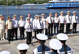 Празднование Дня Военно-Морского Флота на Северном речном вокзале