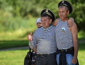 Празднование Дня Военно-Морского Флота (ВМФ) России на площадке парка Победы