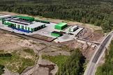 Genre photos. Work of Siberia waste processing complex in Tomsk region
