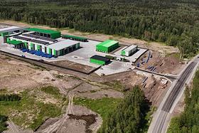 Жанровые фотографии. Работа комплекса по переработке отходов 'Сибирь' в Томской области