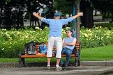 Festive events dedicated to the 95th annivesraty of the Russian Airborne Forces in Gorky park