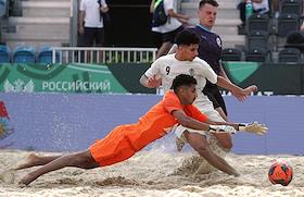 Московский международный кубок по пляжному футболу. Малайсары (Казахстан)- Аль-Махмаль (Саудовская Аравия)