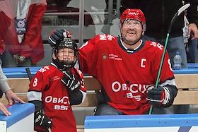 Гала-матч Кубка Александра Овечкина (OviCup). Матч звезд между командами Александра Овечкина и Павла Дацюка на стадионе 'Арена-Мытищи' имени В.И.Шалимова