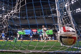 Фонбет - Кубок России по футболу 2024/25. 2-й Тур. Матч между командами 'Динамо' (Москва) - 'Краснодар' (Краснодар) на стадионе 'ВТБ Арена' - Центральный стадион Динамо имени Льва Яшина