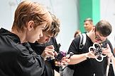 'Unmanned systems: future technologies' International Forum at the Skolkovo Innovation Center. Exhibition of unmanned aerial vehicles (UAVs)