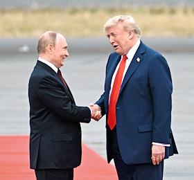 Встреча Владимира Путина и Дональда Трампа