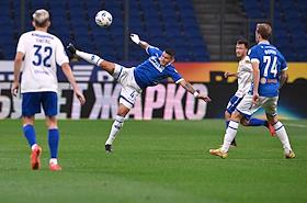 Мир Российская Премьер-Лига (РПЛ) 2025/2026. 6-й тур. Матч между командами 'Динамо' (Москва) - 'Пари Нижний Новгород' (Нижний Новгород) на стадионе 'ВТБ Арена'