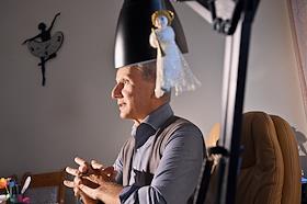 Художественный руководитель балетной труппы Государственного академического Большого театра (ГАБТ) Махар Вазиев во время интервью