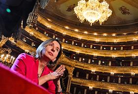 Руководитель детского хора государственного академического Большого театра (ГАБТ) Юлия Молчанова