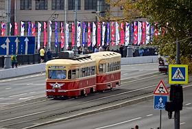 XX Парад трамваев и ретроавтомобилей на Чистых прудах