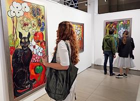 Открытие выставки Зураба Церетели «Зураб Церетели. Я садовником родился» в Международном центре искусств «Главный проспект», в Екатеринбрурге