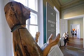 Церемония открытия выставки 'Фрагменты эпох' из собрания Музея искусств Санкт-Петербурга XX-XXI веков (из собрания МИСП) в помещениях нового здания МИСП