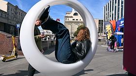 День города в Москве. Праздничные мероприятия, посвященные 878-й годовщине основания города, на Тверской улице