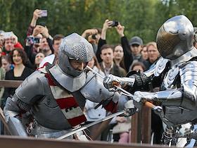 Открытие VIII Международного Рыцарского Турнира Святого Георгия в музее-заповеднике 'Царицыно'