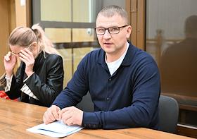 Заседание суда по делу экс-замглавного пожарного инспектора г.Москвы Артема Корякина, обвинямого в получение взятки в особо крупном размере, в Хамовническом суде