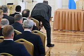Церемония подписания соглашений о сотрудничестве ДНР, ЛНР, Запорожской и Херсонской областей и г.Севастополя с Республикой Никарагуа с участием Министра иностранных дел России Сергея Лаврова, Руководителя ФМБА, Сопредседателя Межправительственной Российско-Никарагуанской комиссии по торгово-экономическому и научно-техническому сотрудничеству Вероники Скворцовой, глав регионов, а также Спецпредставителя сопрезидентов Республики Никарагуа по вопросам сотрудничества с Россией, Сопредседателя Межправительственной Российско-Никарагуанской комиссии по торгово-экономическому и научно-техническому сотрудничеству Л.Ортеги Мурильо в Доме приемов МИД России
