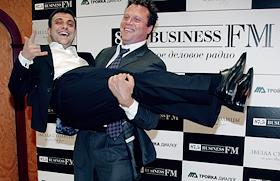 Гала-прием в честь Первого дня рождения Первого делового радио (Бизнес FM) в Бальном зале ТРЦ «Европейский»