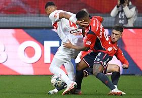 Мир Российская Премьер-Лига (РПЛ) 2025/2026. 11-й тур. Матч между командами ЦСКА (Москва) - 'Спартак' (Москва) на стадионе 'ВЭБ Арена'