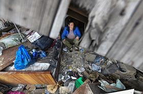 Последствия обстрела жилого дома в Макеевке (ДНР)