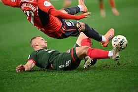 Мир Российская Премьер-Лига (РПЛ) 2025/2026. 12-й тур. Матч между командами 'Локомотив' (Москва) - ЦСКА (Москва) на стадионе 'РЖД Арена'