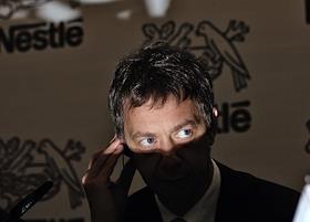 П/к главы российского офиса 'Nestle' Бернара Менье в отеле 'The Ritz-Carlton Moscow'. Интервью