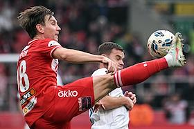 Мир Российская Премьер-Лига (РПЛ) 2025/2026. 13-й тур. Матч между командами 'Спартак' (Москва) - 'Оренбург' (Оренбург) на стадионе 'Лукойл Арена'