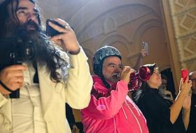 Показ коллекции мультибрендового магазина Bosco Family в Главном универсальном магазине (ГУМ)