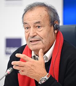 Пресс-конференция, посвященная выставке 'Капитан Кусто в России' в пресс-центре ТАСС