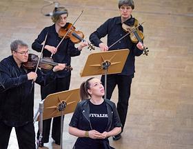 Концерт Василисы Бержанской, камерный оркестр Quantum Satis в Петербурской филармонии