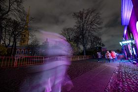 Ежегодный фестиваль цифрового искусства 'Чудо света' в Петропавловской крепости