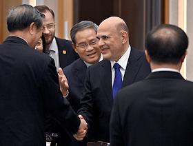 Рабочая поездка председателя правительства России Михаила Мишустина в Китай