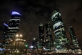 Строительная площадка бизнес-центра 'Москва-Сити'