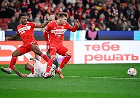 Фонбет - Кубок России по футболу 2025/26. 1/4 финала. Матч между командами 'Спартак' (Москва) - 'Локомотив' (Москва) на  стадионе 'Лукойл Арена'