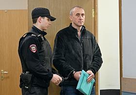 Заседание суда по делу бывшего главы одного из департаментов Росгвардии генерал-майора Константина Рябых в 235-ом гарнизонном военном суде