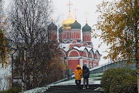 Жанровые фотографии. Осень и снег в Москве