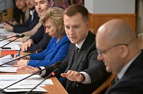Заседание комитета Государственной думы (ГД) России 
по молодежной политике совместно с Уполномоченным по правам человека в России Татьяной Москальковой в ГД России