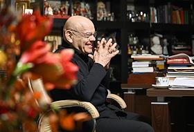 Художественный руководитель Театра 'Сатирикон' Константин Райкин во время интервью