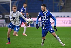 Мир Российская Премьер-Лига (РПЛ) 2025/2026. 16-й тур. Матч между командами 'Динамо М' (Москва) - 'Динамо Мх' (Махачкала) на стадионе 'ВТБ Арена'