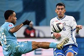 Фонбет - Кубок России по футболу 2025/26. 1/4 финала. Матч между командами 'Динамо' (Москва) - 'Зенит' (Санкт-Петербург) на стадионе 'ВТБ Арена'