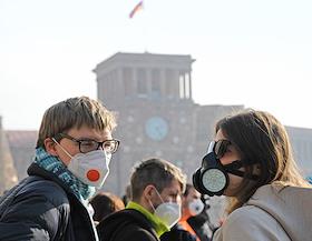 Митинг-шествие 'Ереван за чистый воздух' в Армении