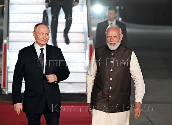 Государственный визит президента России Владимира Путина в Индию