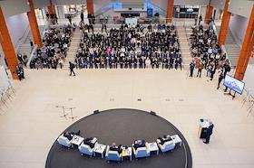 Церемония открытия выставочной экспозиции, посвященной 500-летию начала освоения Россией Северного морского пути, в Историческом парке 'Россия – моя история' в Санкт-Петербурге