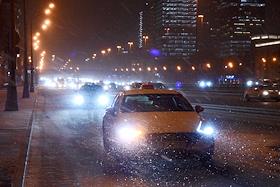 Жанровые фотографии. Метель в Москве