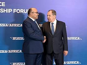 Глава МИД РФ Сергей Лавров проводит встречи на полях министерской конференции форума партнерства Россия — Африка в Каире